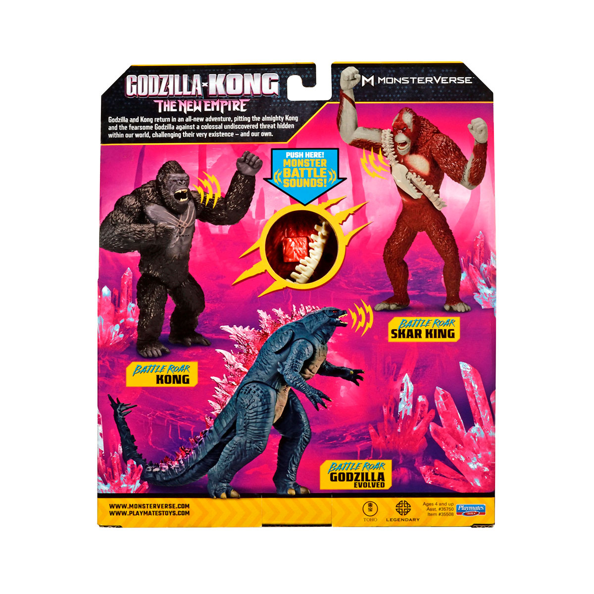 Фігурка Godzilla x Kong Скар Кінг 18 см зі звуком — превʼю 7