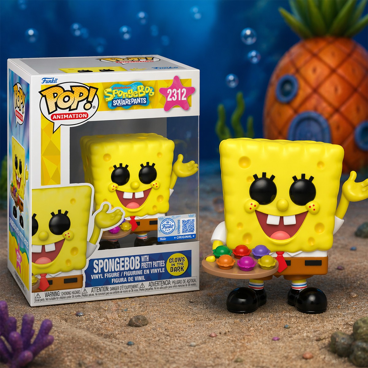 Ігрова фігурка Колекційна Funko POP SpongeBob SquarePants Губка Боб Кольоровий — превʼю 4