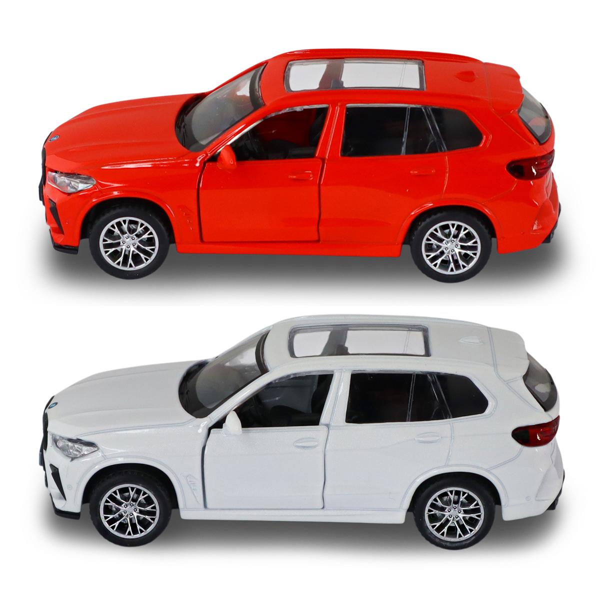Автомодель BMW X5 M Techno Drive металева 1:43 pull-back Біла — превʼю 8