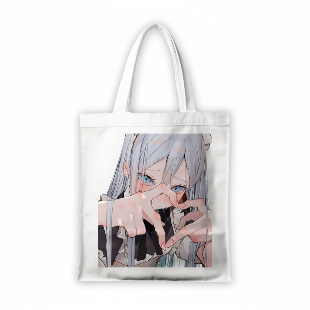 Сумка-шопер Project SEKAI Colorful Stage! Yoisaki Kanade з льону біла 39x35 см 6641