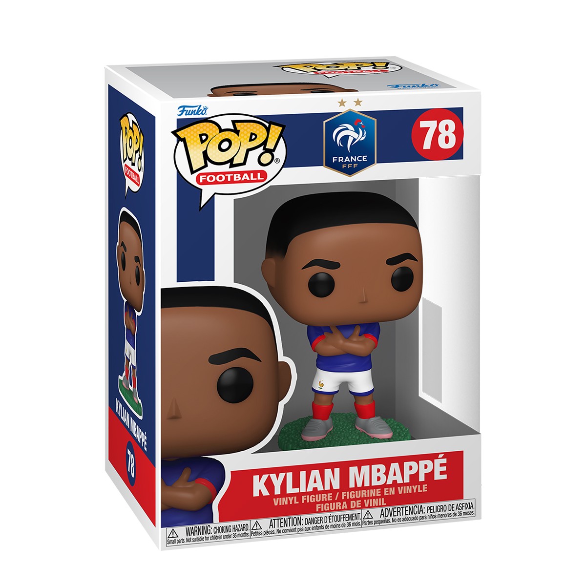 Ігрова колекційна фігурка Funko POP Football Kylian Mbappe Франція Різнокольорова