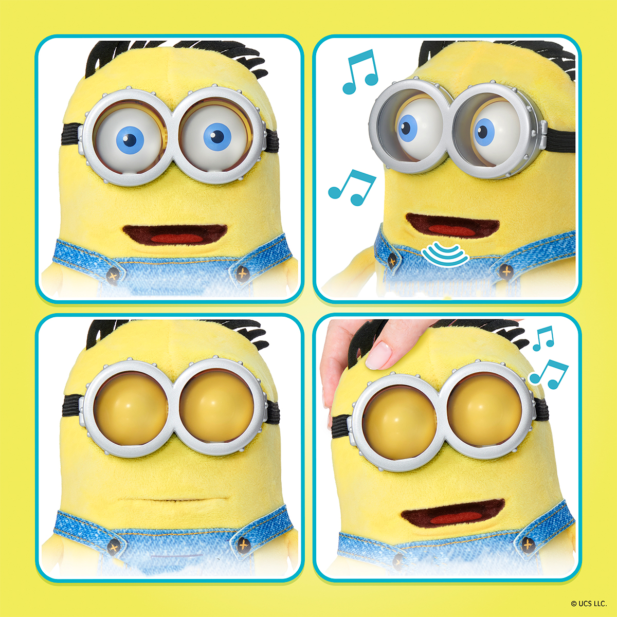 Інтерактивна іграшка Puppetronic by Real FX Palm – Посіпака Генрі (Minion Henry) — превʼю 4