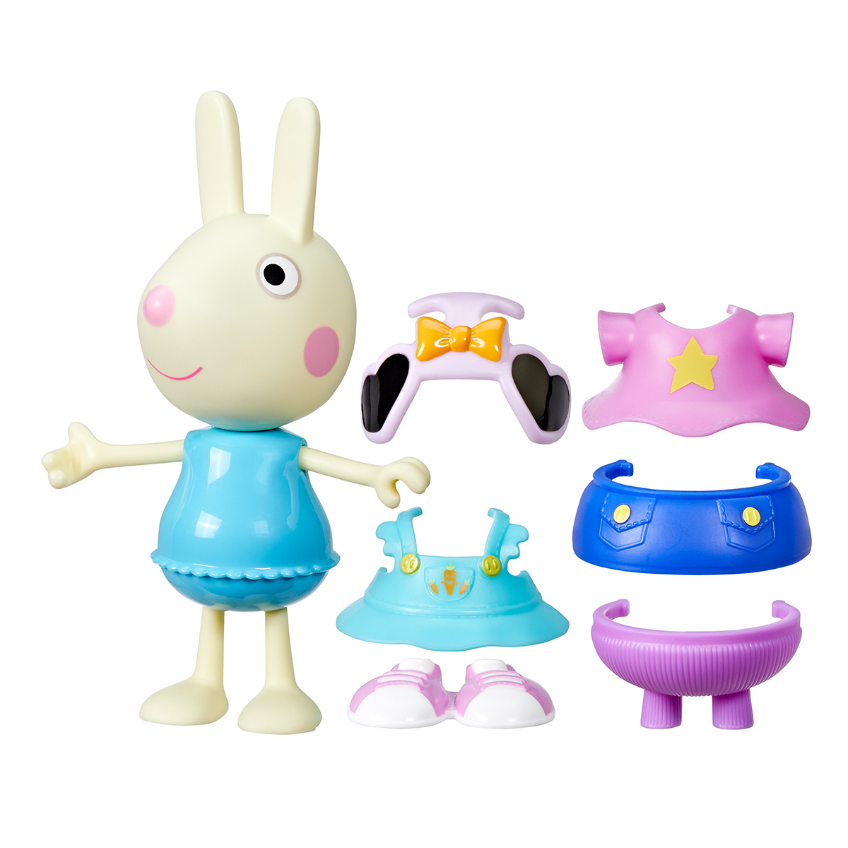 Ігровий набір Peppa Figurines Одягни Ребекку дитячий 15 cm з аксесуарами — превʼю 3
