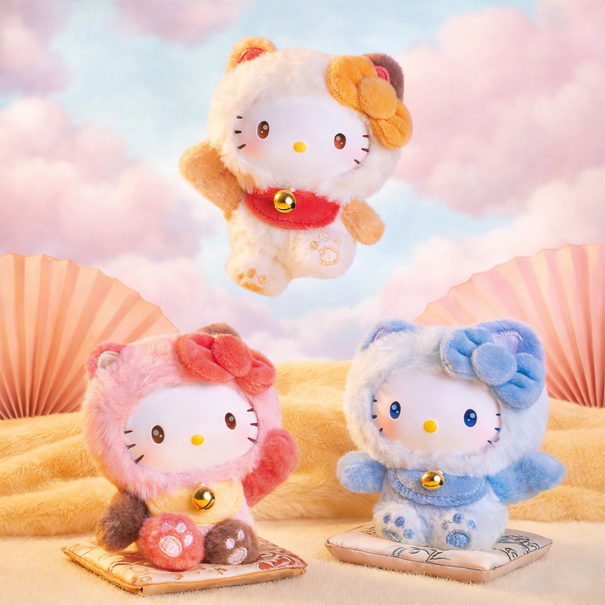 М'яка іграшка Pop Top Hello Kitty (Hello Kitty) - Казкові бажання на кліпсі — превʼю 5