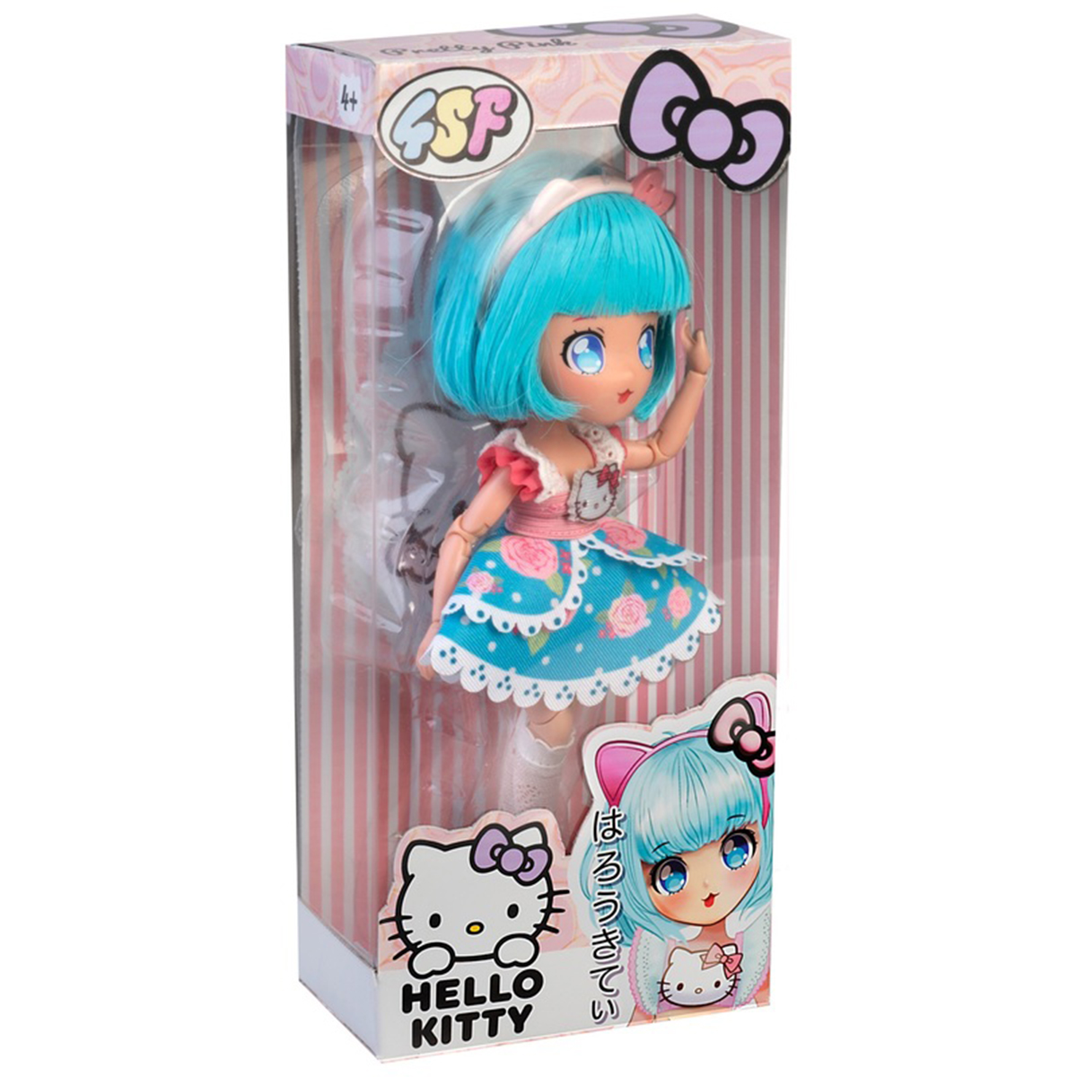 Лялька 4SF Manga Dolls Hello Kitty Пінк 19,5 см з аксесуарами — превʼю 2