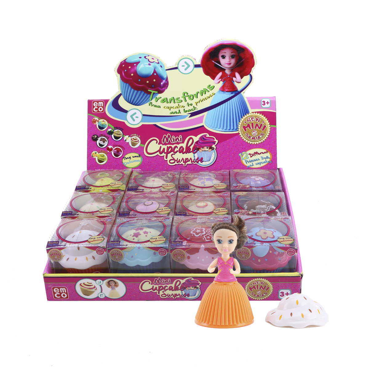 Лялька-сюрприз Mini Cupcake трансформація в капкейк 8,5 см