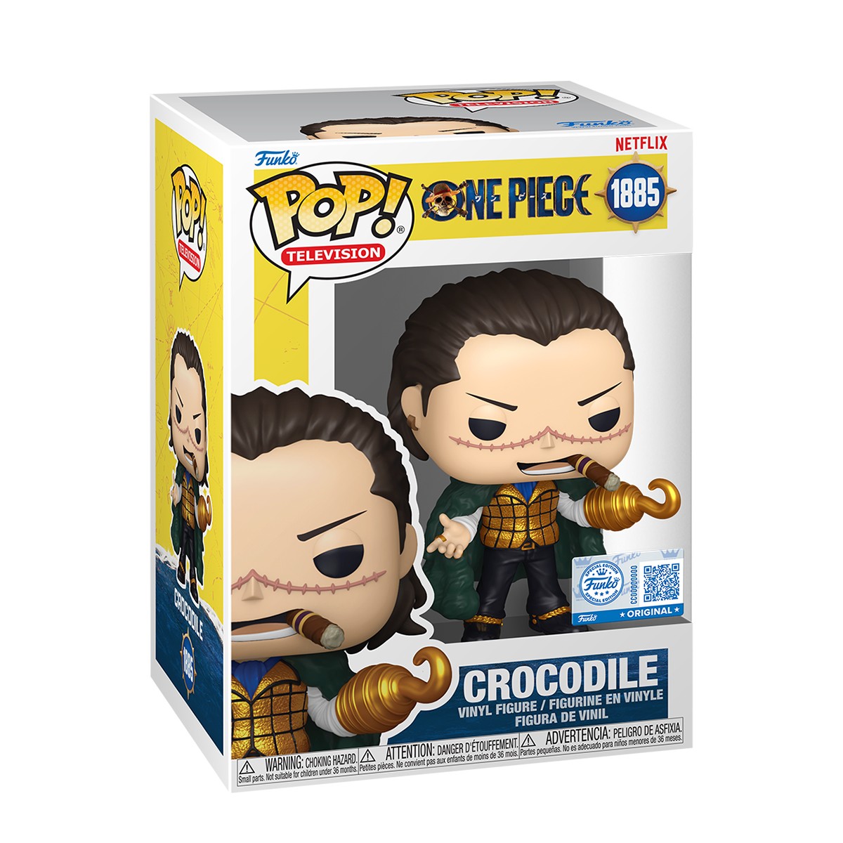 Колекційна ігрова фігурка Funko POP One Piece - Crocodile - Аніме Багатоколірна
