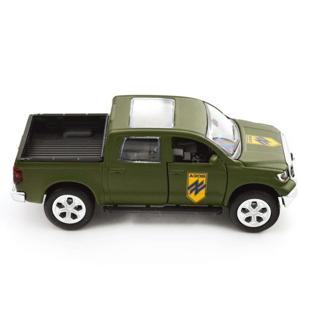 Автомодель Toyota Tundra Азов серії Шеврони Героїв 1:40 металева — превʼю 13