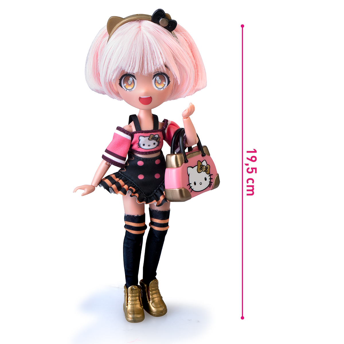 Ігровий набір лялька Hello Kitty Золота Ролер Діва 4SF Manga Dolls 19,5 см — превʼю 3