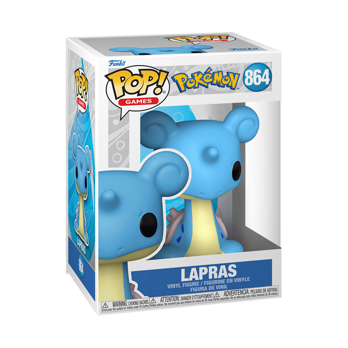 Ігрова фігурка Колекційна Funko POP Pokemon - Lapras Лапрас Аніме Синій — превʼю 5