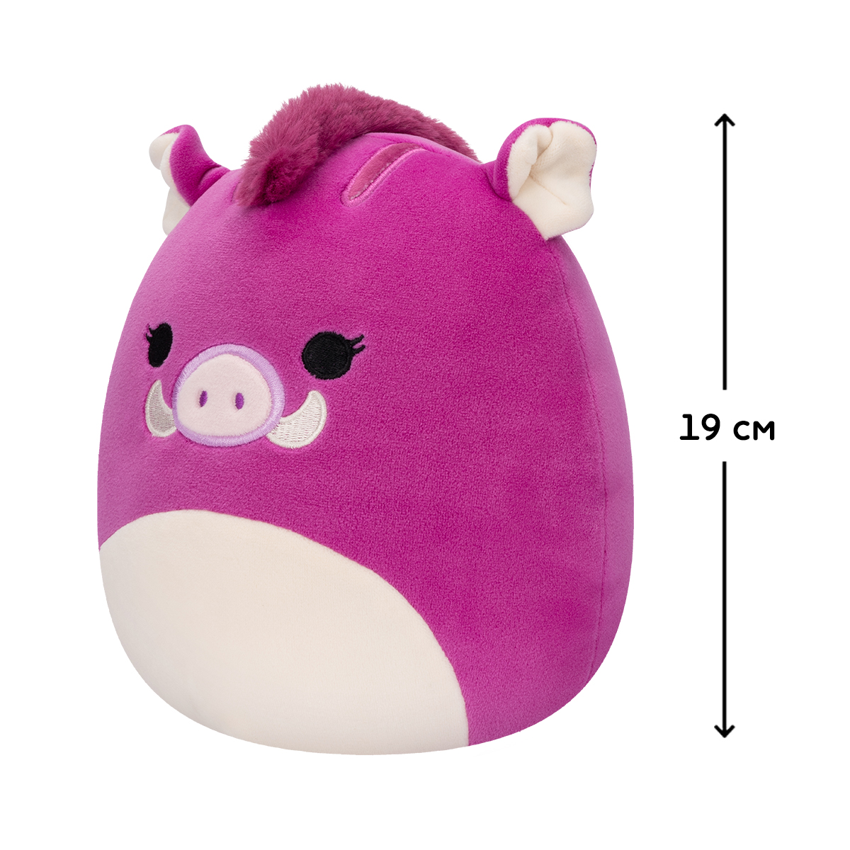 М'яка іграшка Squishmallows – Кабанчик Дженна (Jenna) – 19 см — превʼю 2