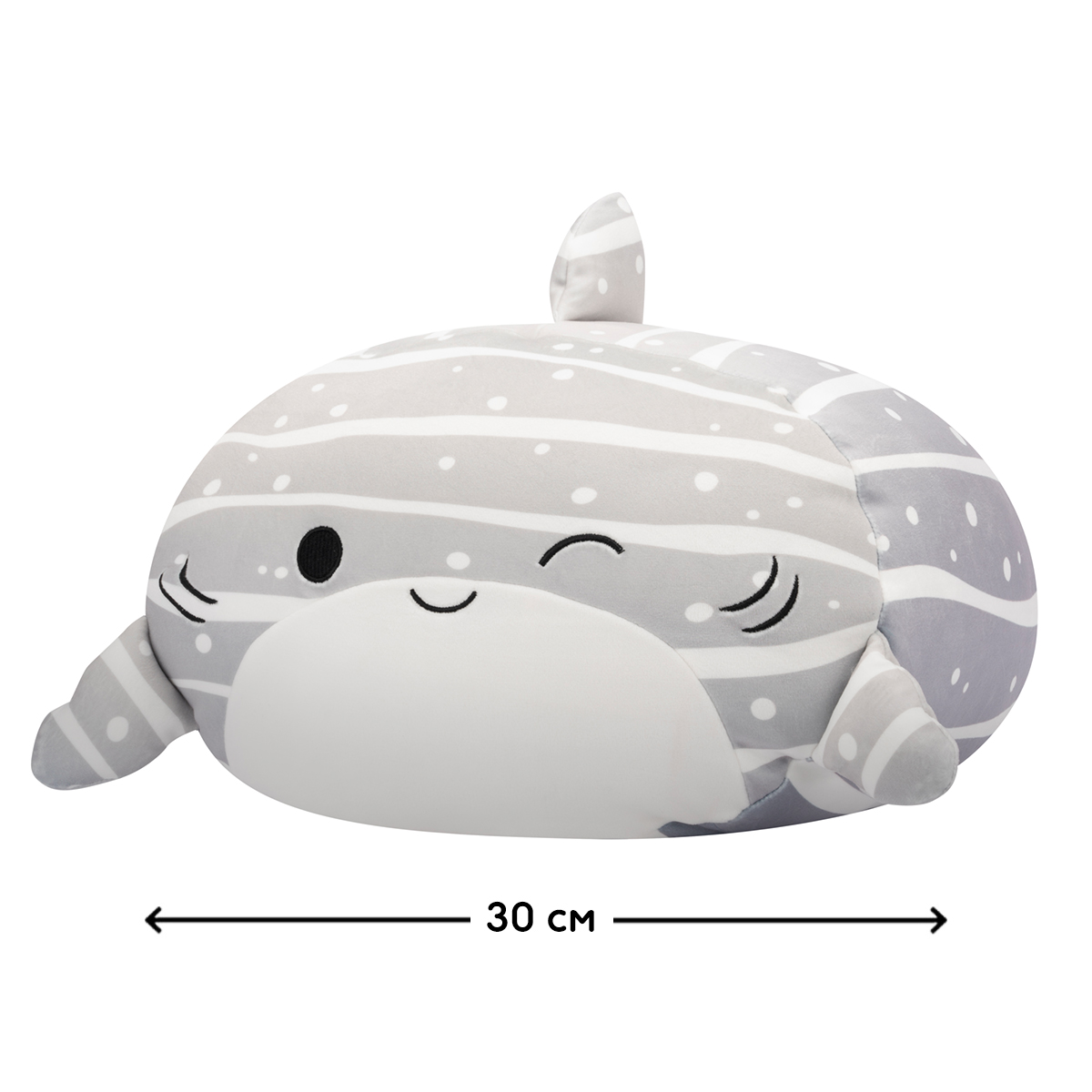 М'яка іграшка Squishmallows — Китова акула Сачі (Sachi) — 30 см — превʼю 2