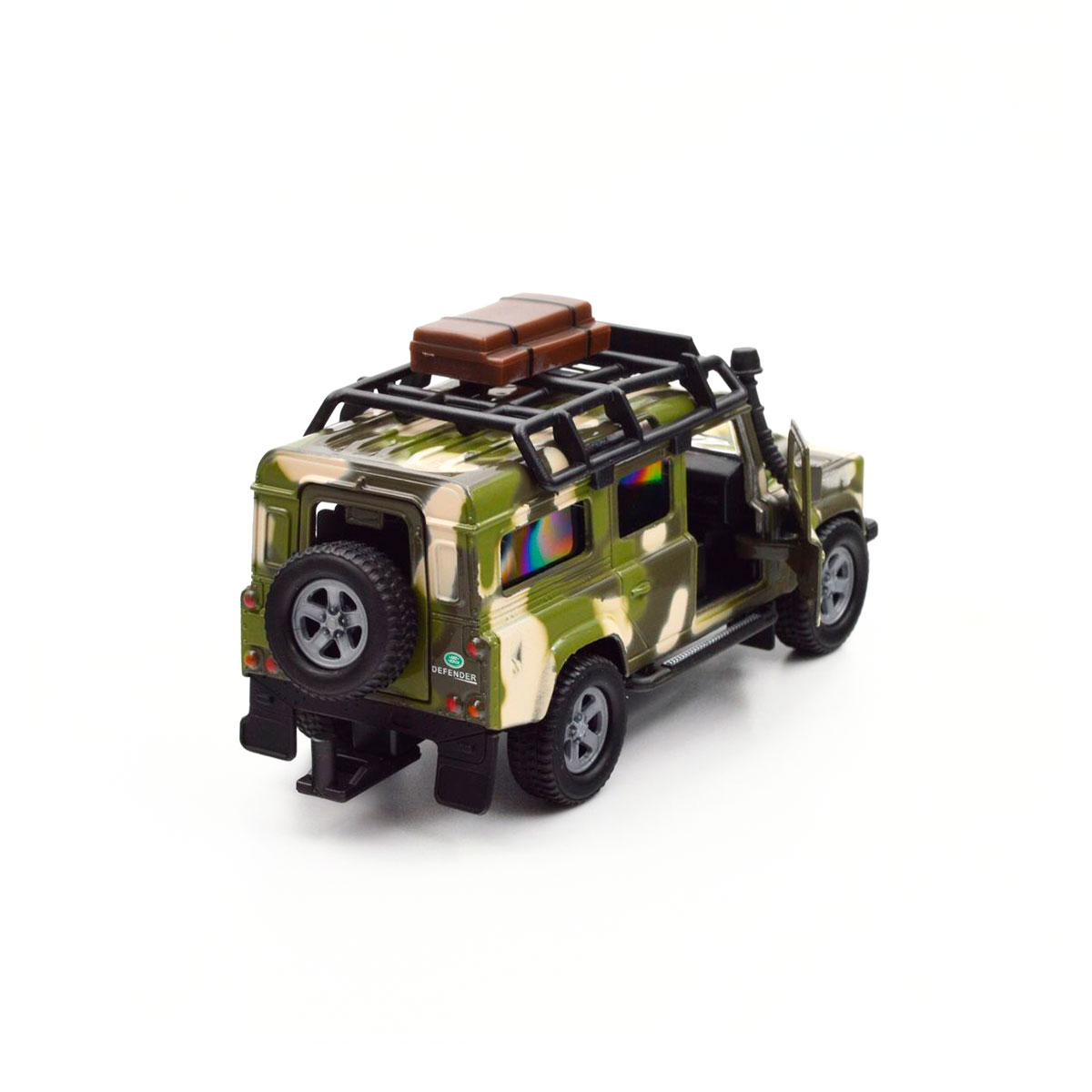 Ігровий набір військовий Land Rover Defender з човном TechnoDrive 27 см Зелений — превʼю 13