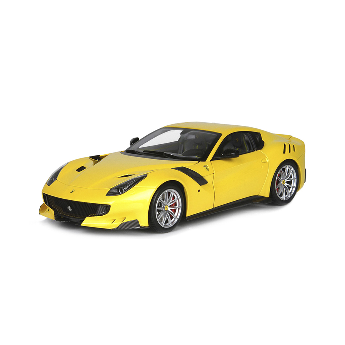 Автомодель Ferrari F12Tdf Bburago 1:24 металева - Жовта — превʼю 11