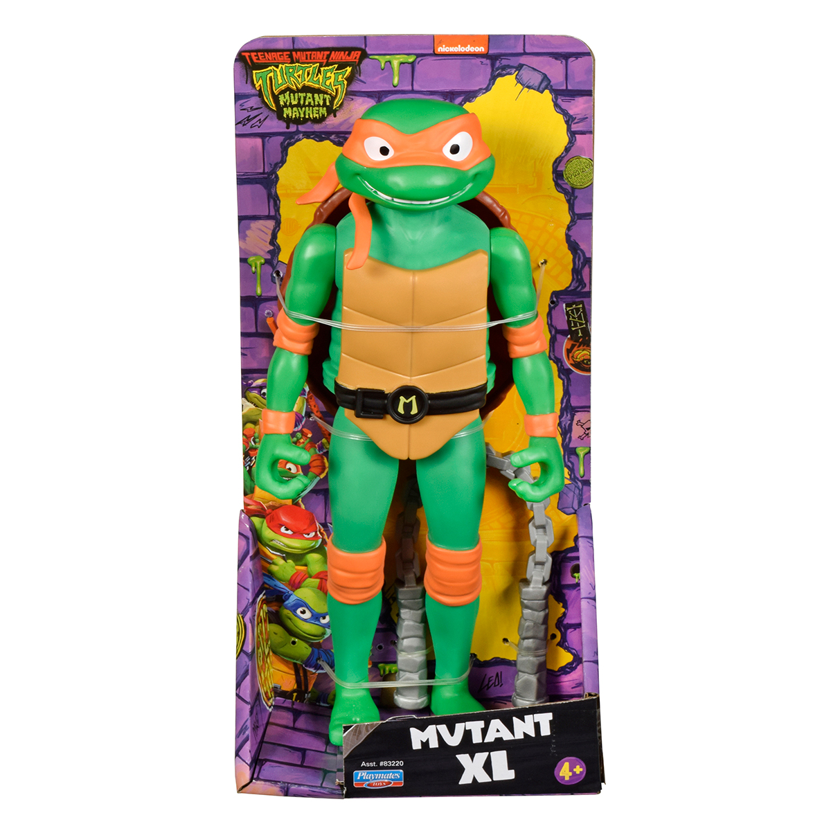 Ігрова фігурка TMNT Мікеланджело XL 30 см — превʼю 2
