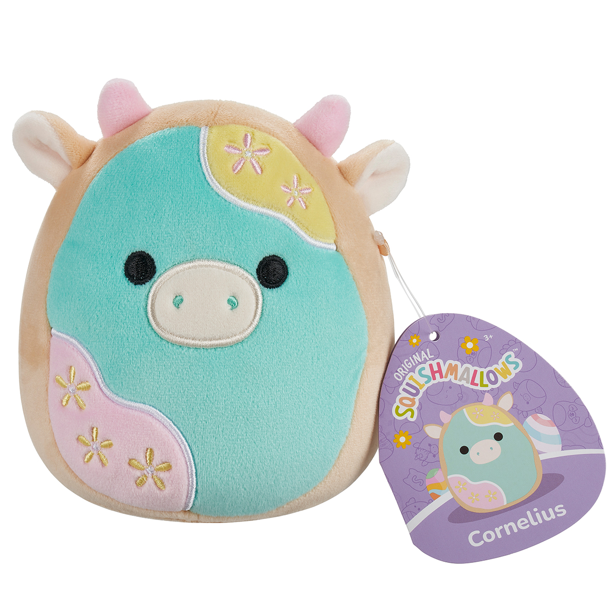 М'яка іграшка Squishmallows — Пастельна корівка (Pastel Cow) — 13 см — превʼю 7