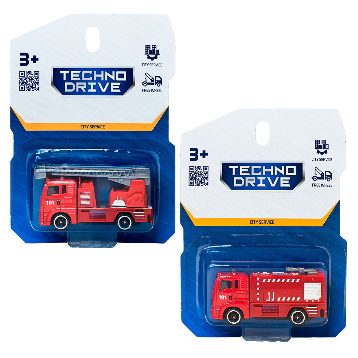 Машинка ігрова TechnoDrive Міська служба 1:64 — превʼю 17