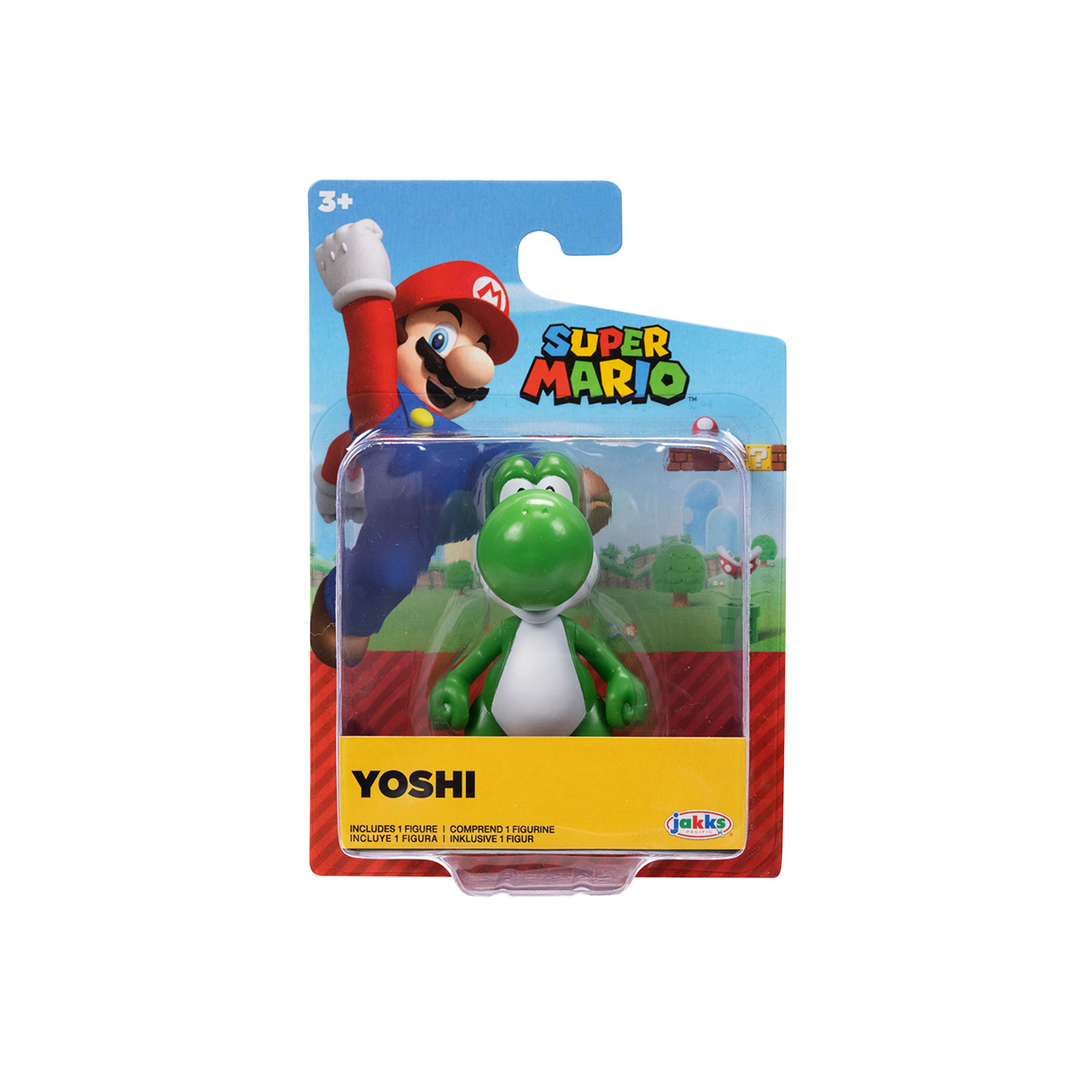 Ігрова фігурка Super Mario Йоші 6 см з артикуляцією Зелена