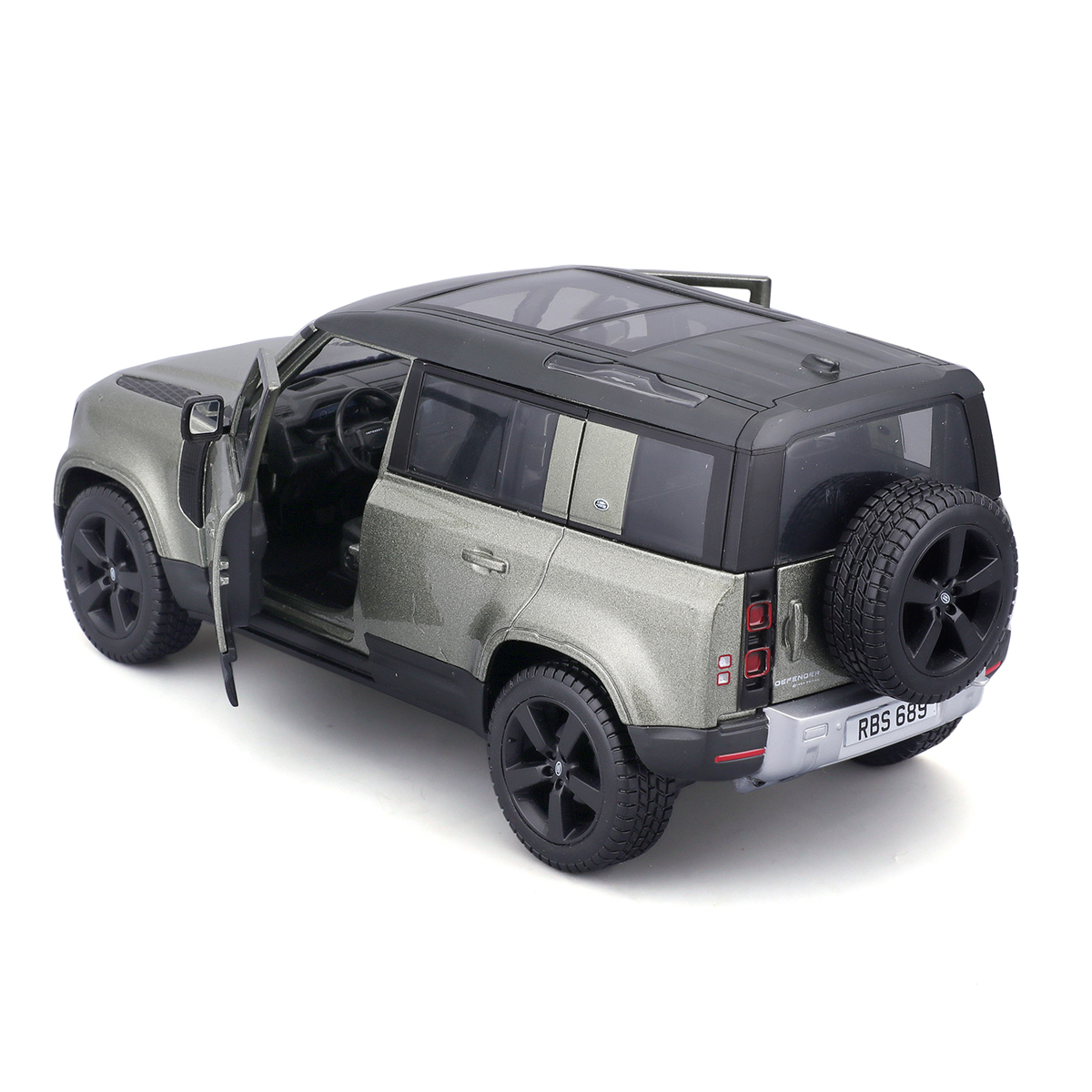 Автомодель Land Rover Defender 110 2022 Bburago 1:24 Зелений металік — превʼю 4
