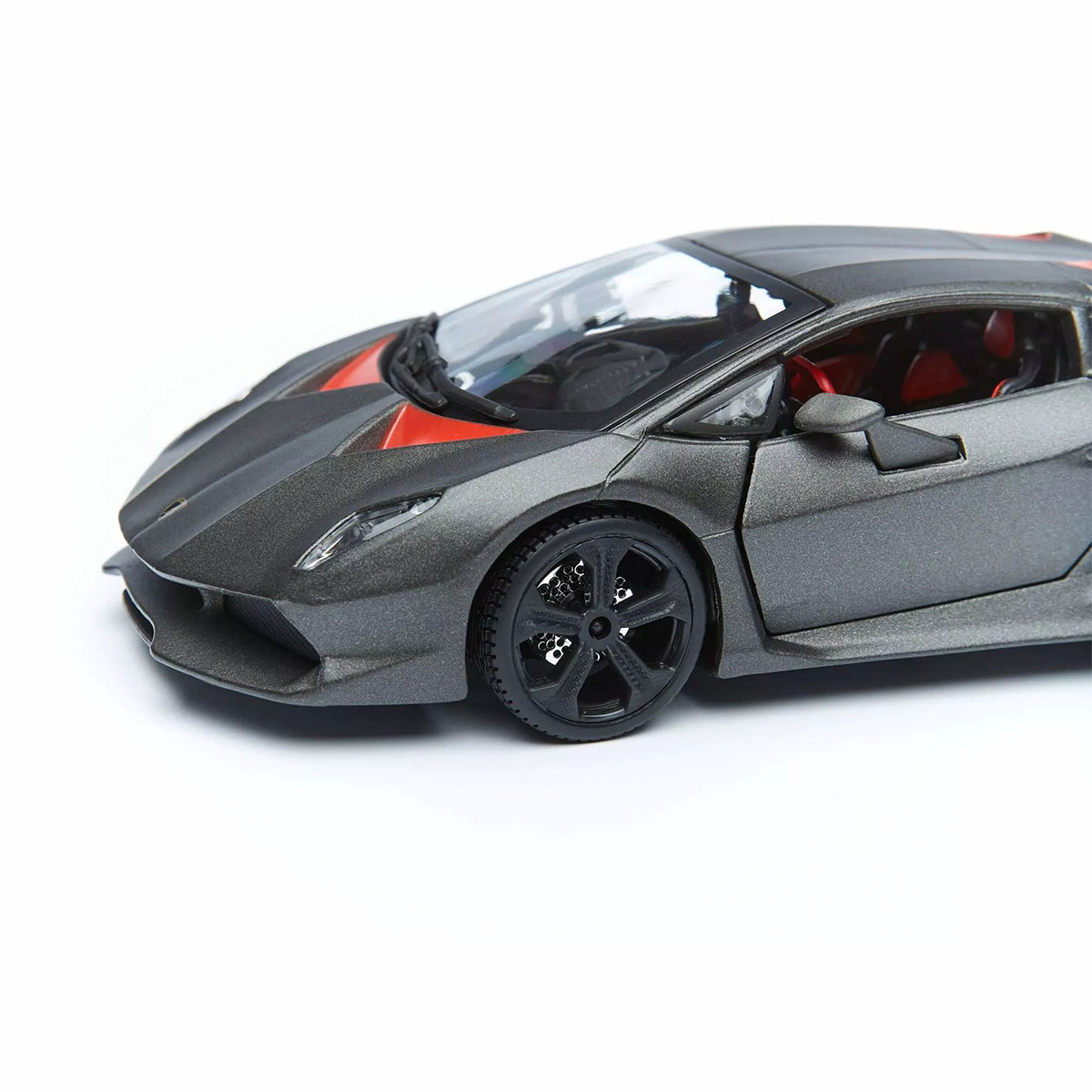 Автомодель Bburago Lamborghini Sesto Elemento 1:24 сірий металік — превʼю 10