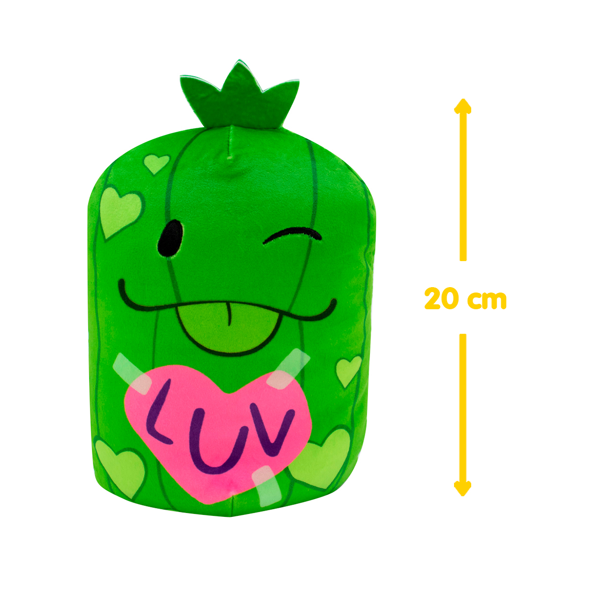 М'яка іграшка Cats Vs Pickles Jumbo — Огірок Лав (Love Pickle) — 25 см — превʼю 2