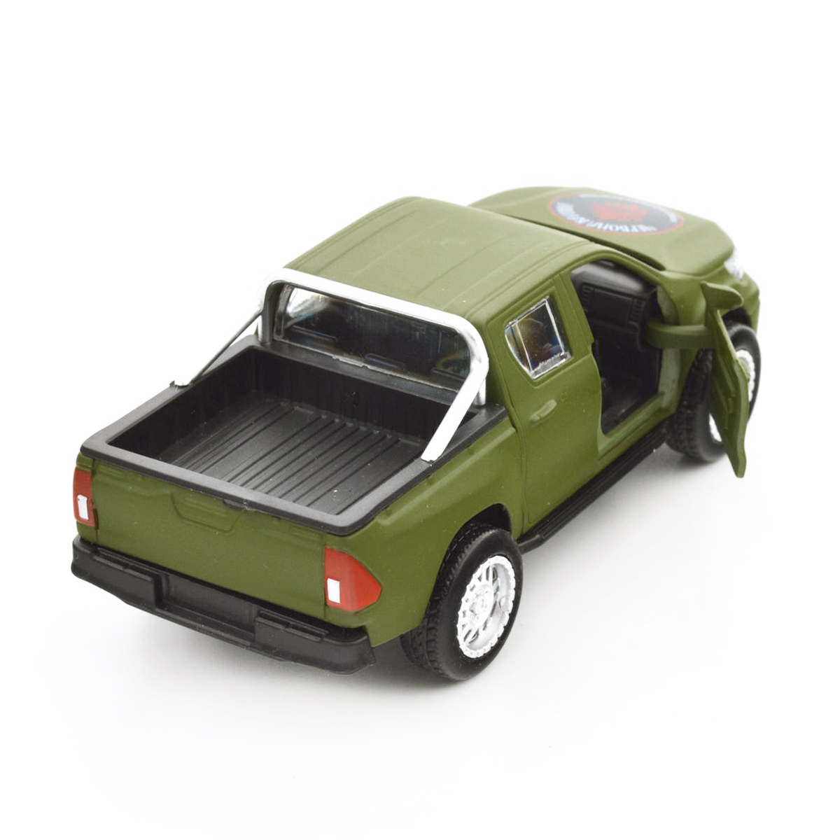 Автомодель TechnoDrive Toyota Hilux Червона калина 1:40 металева — превʼю 2