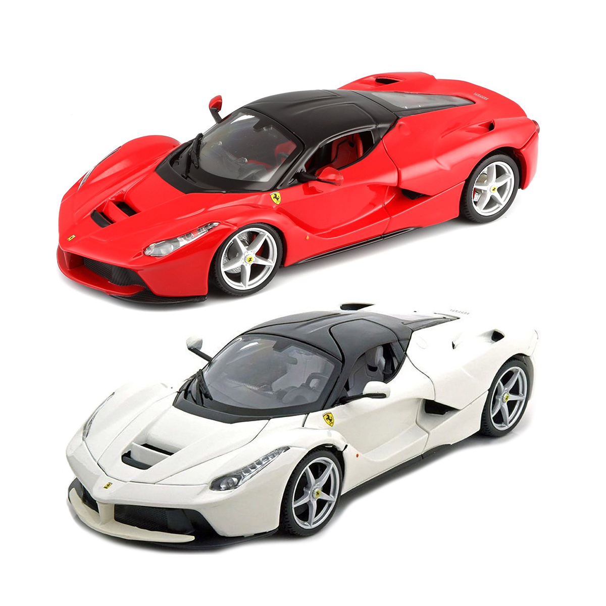 Автомодель Bburago Laferrari 1:24 металева з гумовими шинами