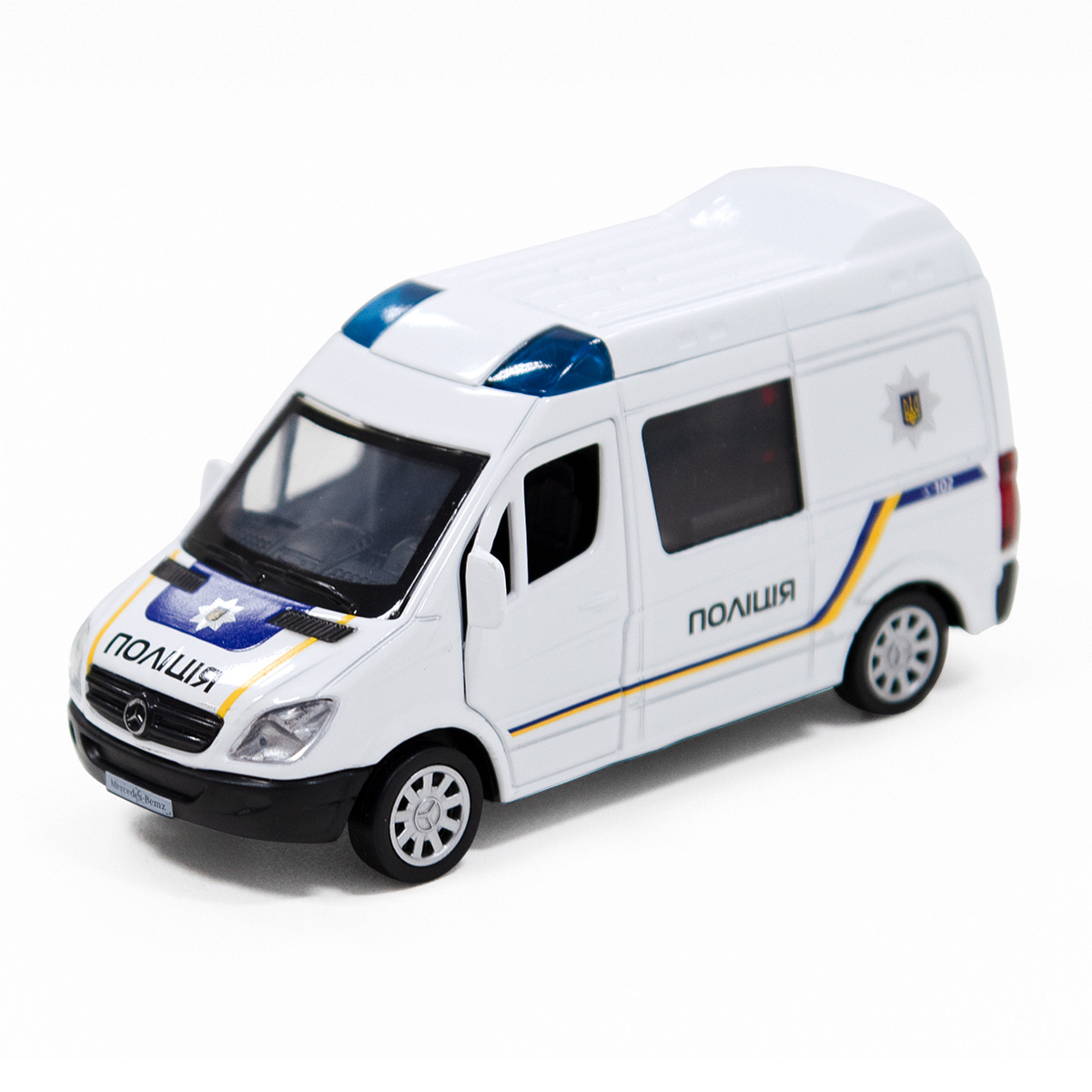 Автомодель Mercedes-Benz Sprinter Поліція металева Techno Drive — превʼю 1
