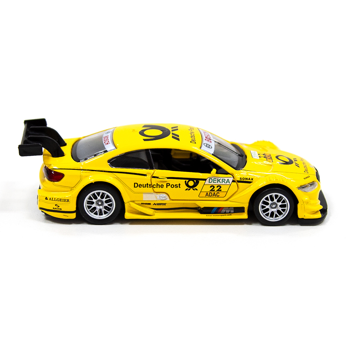 Автомодель Techno Drive BMW M3 DTM металева жовта — превʼю 9