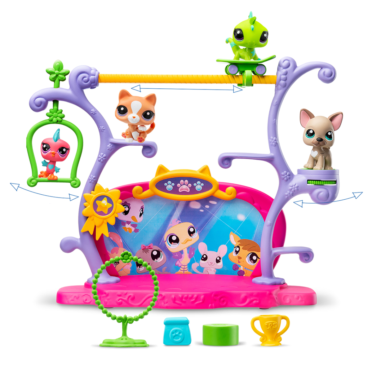 Ігровий набір Шоу талантів Hasbro Littlest Pet Shop з двома фігурками — превʼю 3