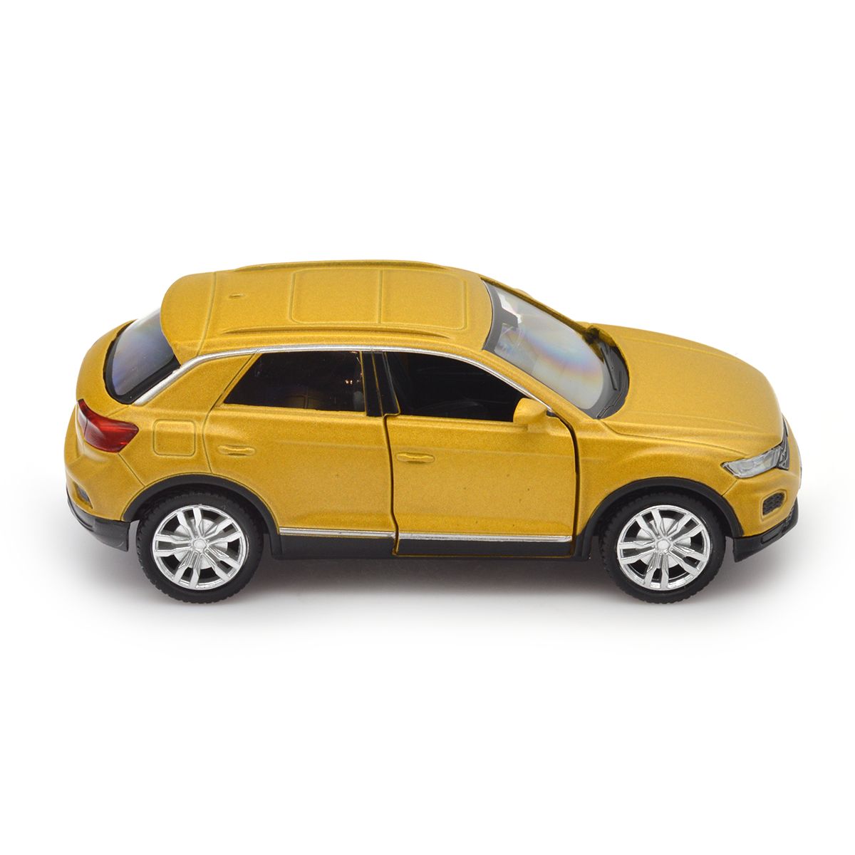 Автомодель Volkswagen T-Roc 2017 Techno Drive 1:32 металева Золотиста — превʼю 7