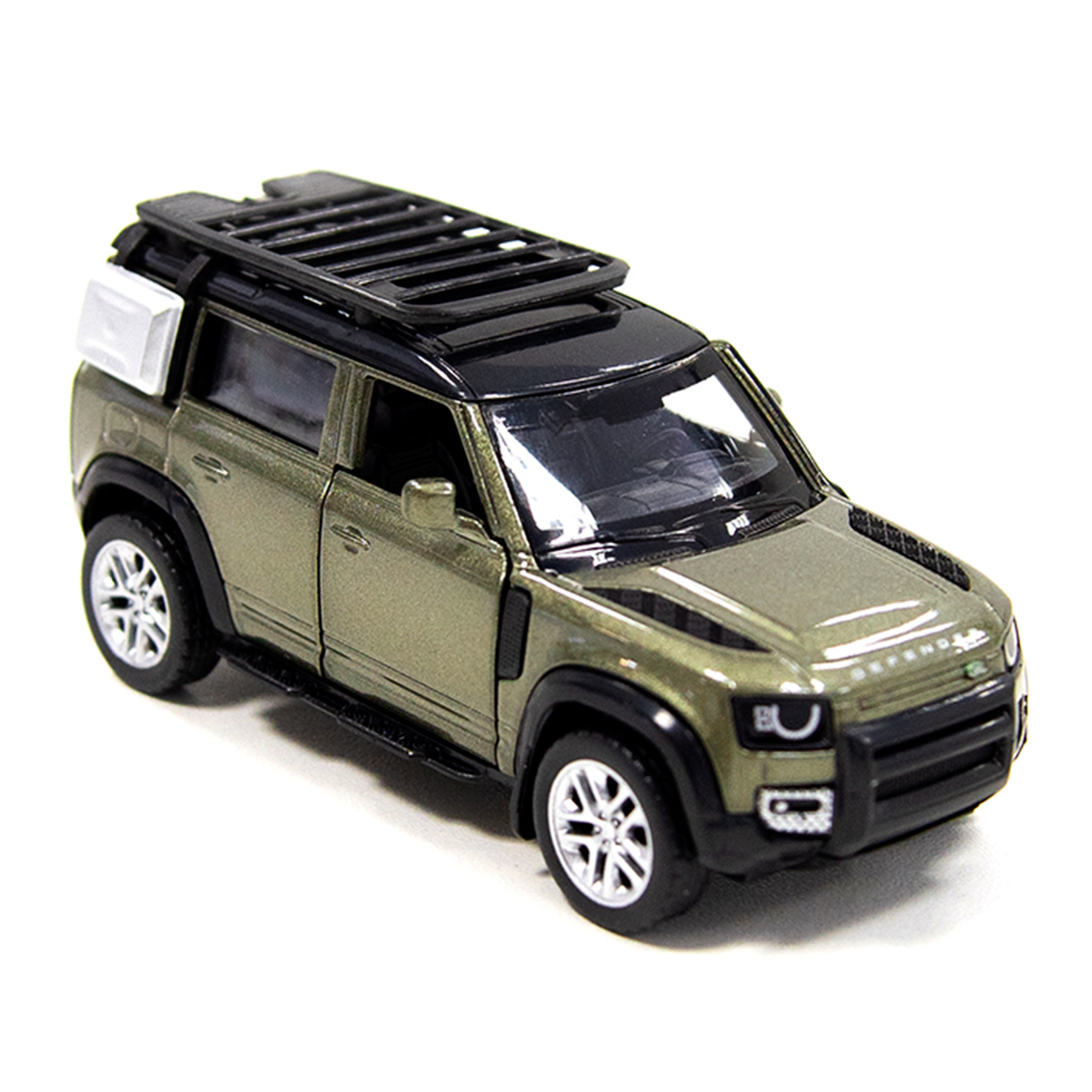 Автомодель Land Rover Defender 110 Techno Drive металева Зелена — превʼю 10