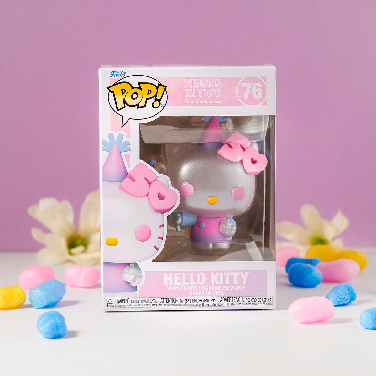 Ігрова фігурка Funko POP Hello Kitty з кулькою Біла — превʼю 3