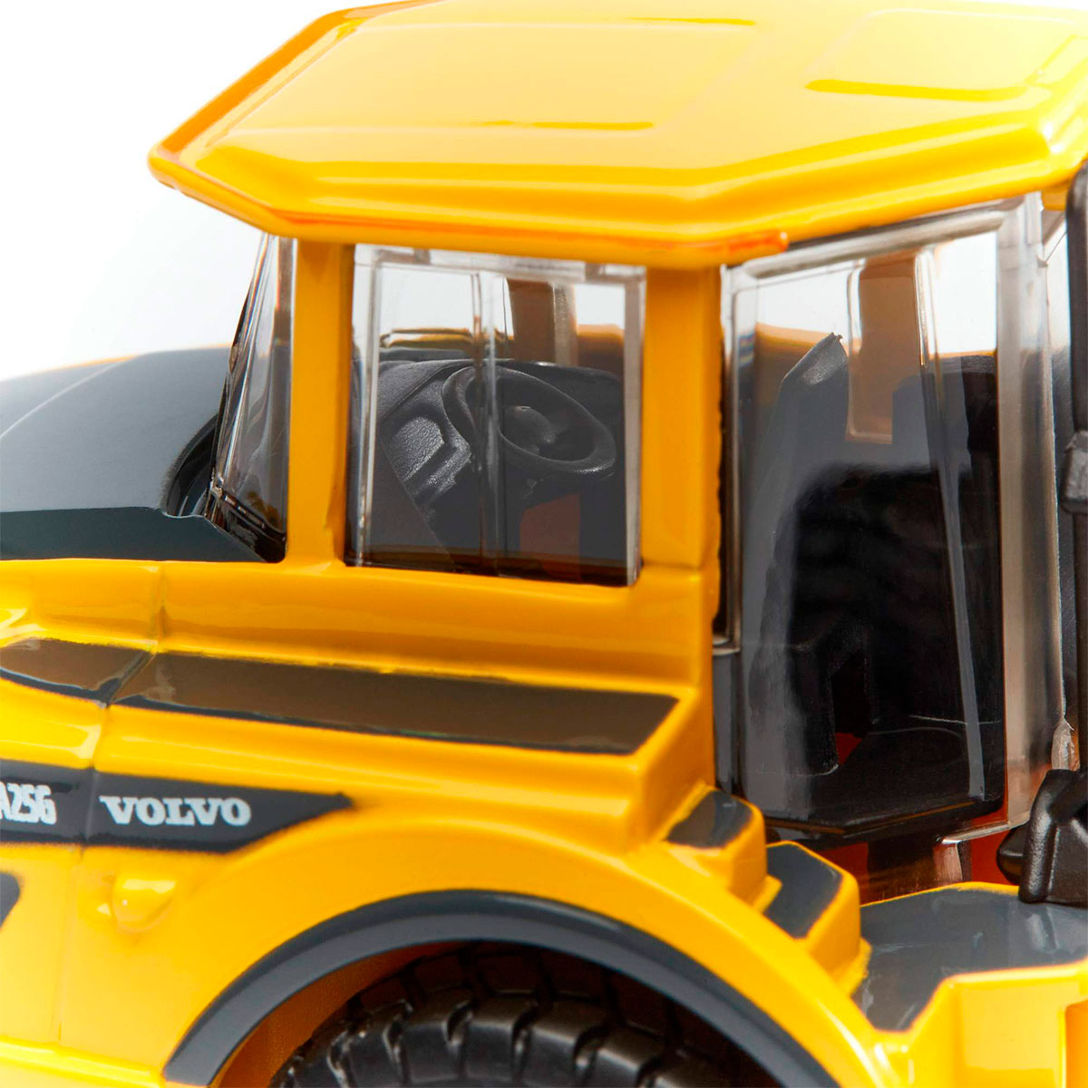 Автомодель Bburago Volvo A25G самоскид 1:50 металева жовто-чорна — превʼю 10