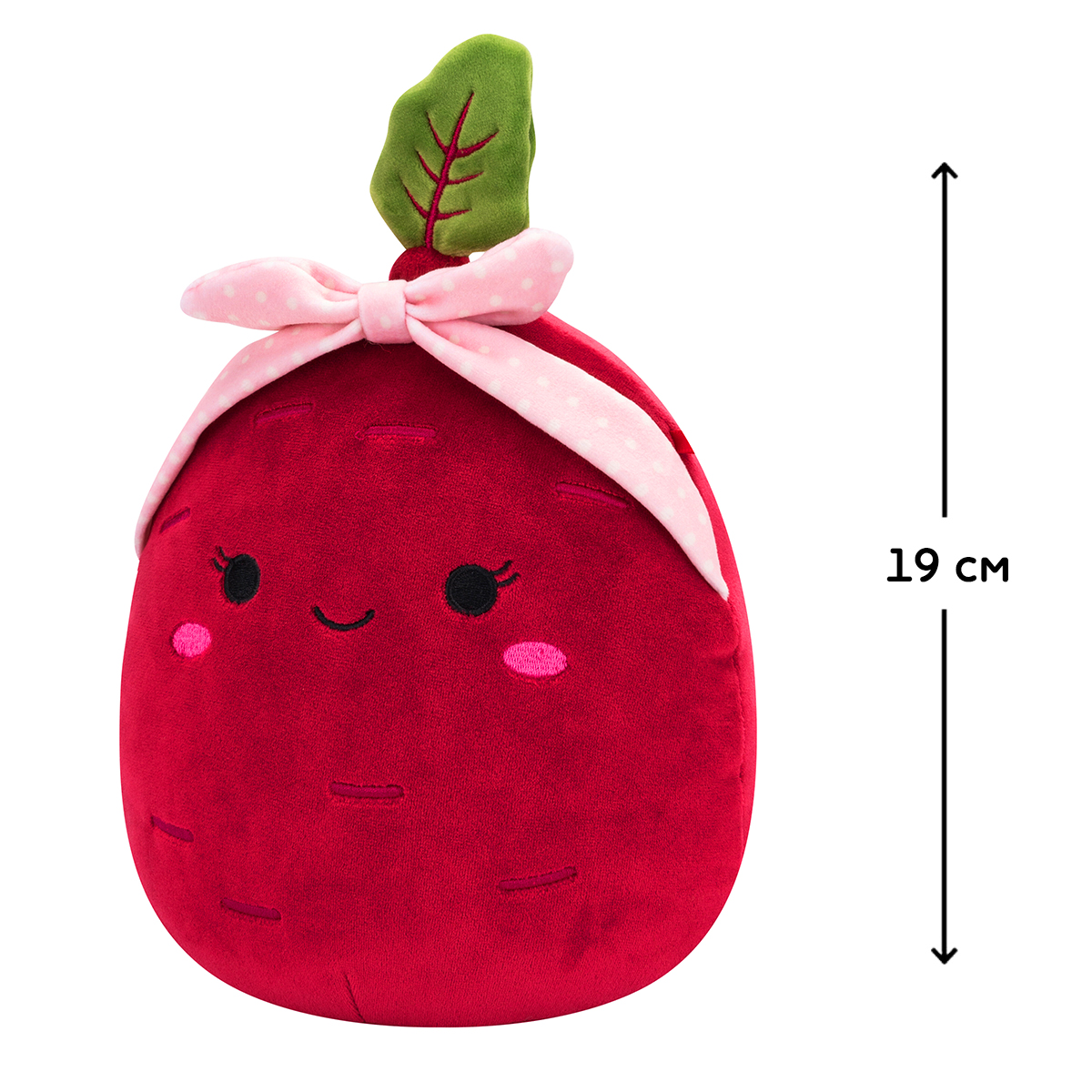 М'яка іграшка Squishmallows – Буряк Клавдія (Claudia the Beet) – 19 см — превʼю 2