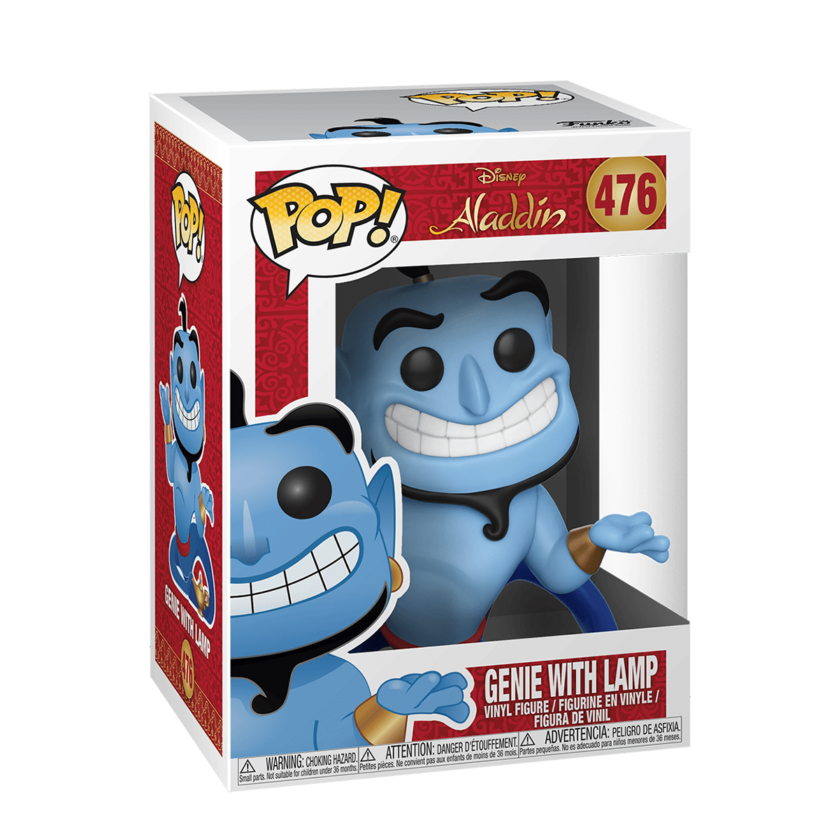 Колекційна фігурка Genie-Lamp серії Aladdin Funko казковий герой Синій — превʼю 1
