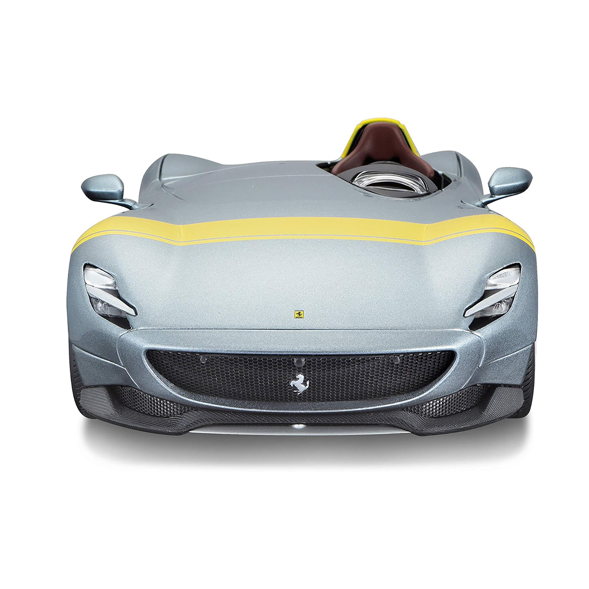 Колекційна модель Bburago Ferrari Monza SP1 1:18 сіра — превʼю 6