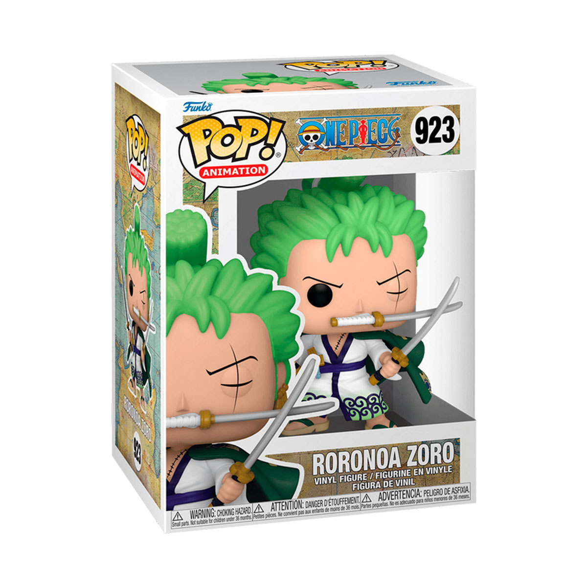 Ігрова фігурка Колекційна Funko POP Roronoa Zoro One Piece Аніме Багатоколірна — превʼю 1