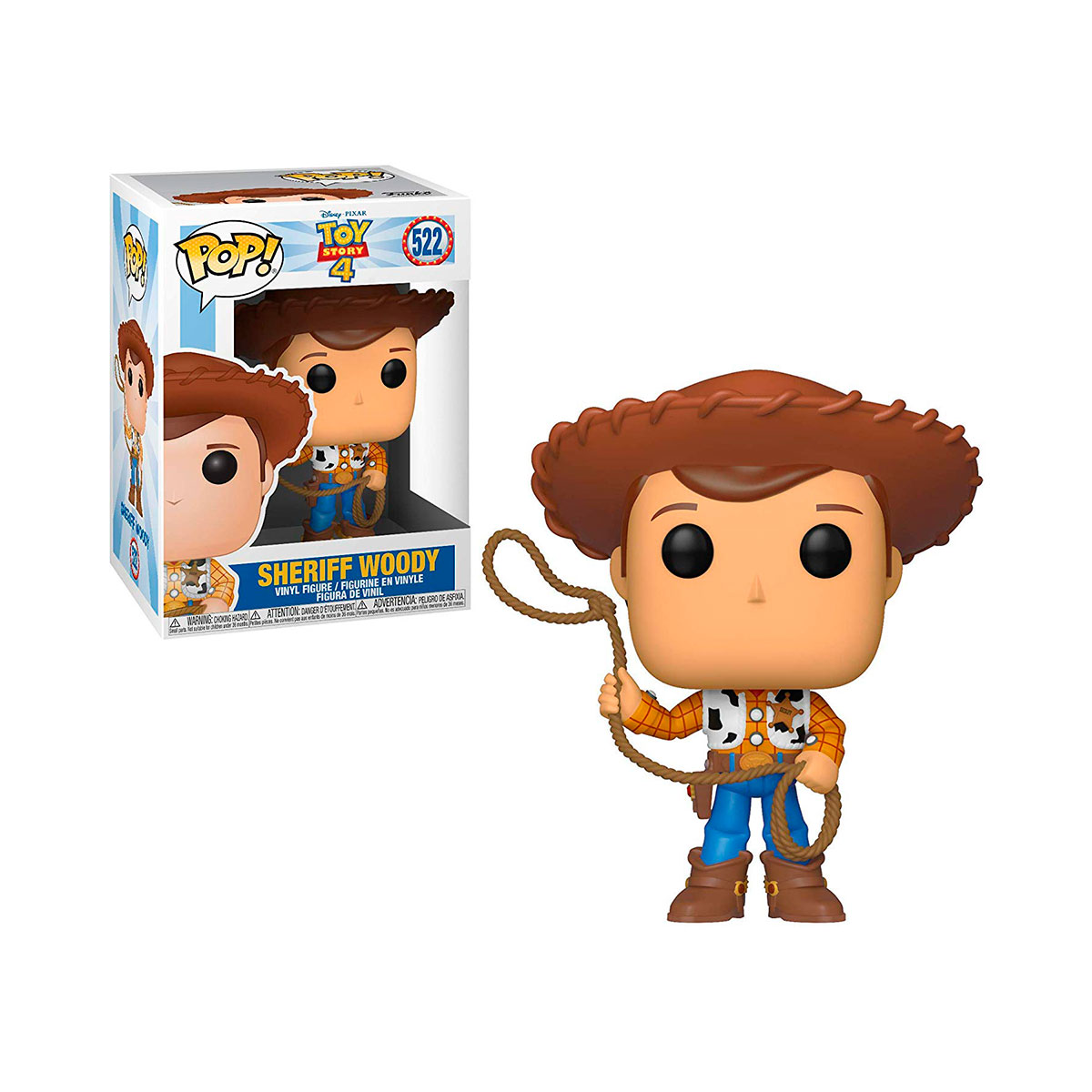 Колекційна ігрова фігурка Funko Pop Toy Story 4 - Woody Шериф Вуді Історія іграшок — превʼю 2