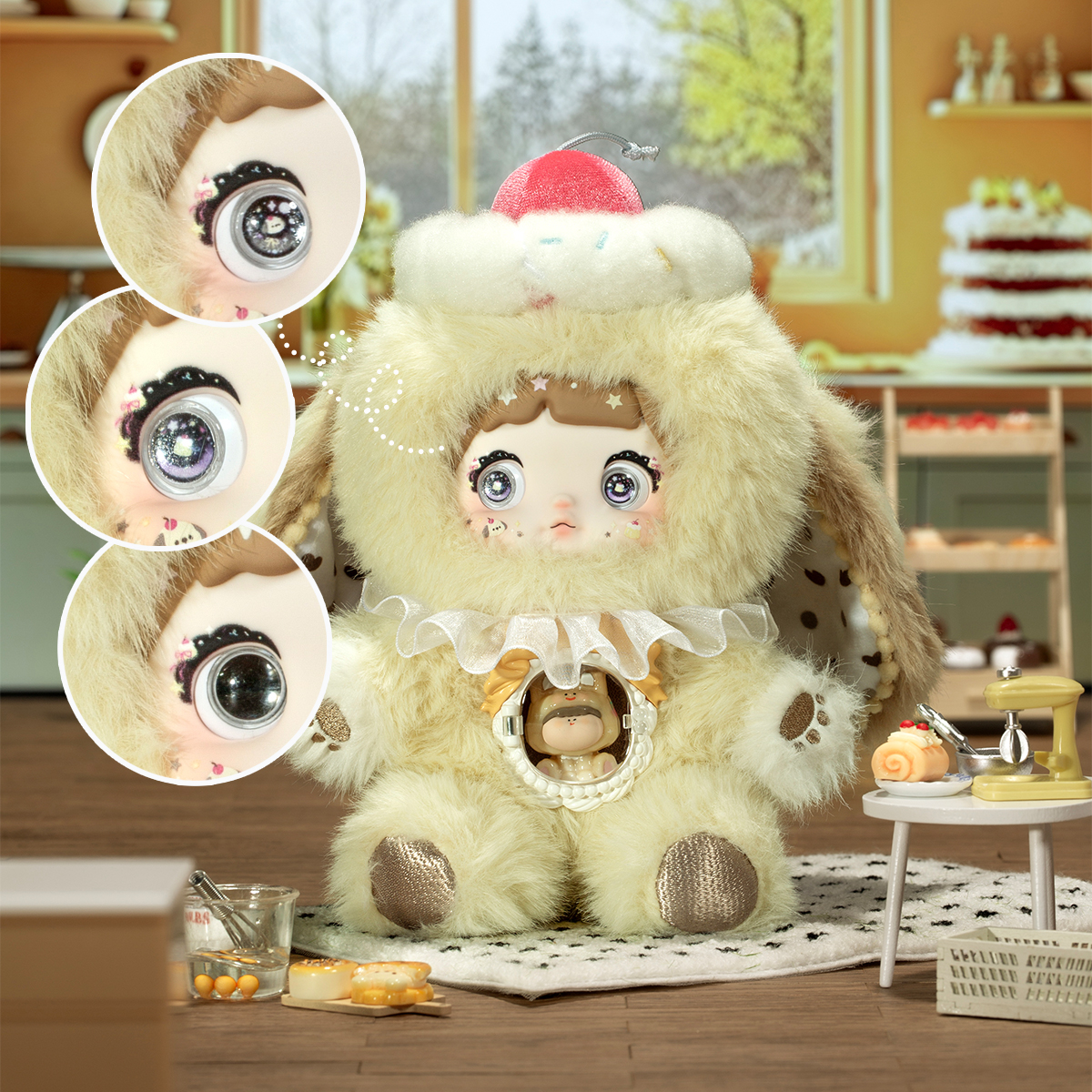 М'яка іграшка Солодусики Hi TOY Nommi від Pop Top плюшева антистрес Кольорова — превʼю 4