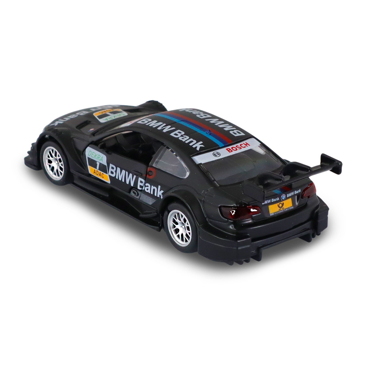 Автомодель BMW M3 DTM Techno Drive 1:42 Чорна металева — превʼю 9