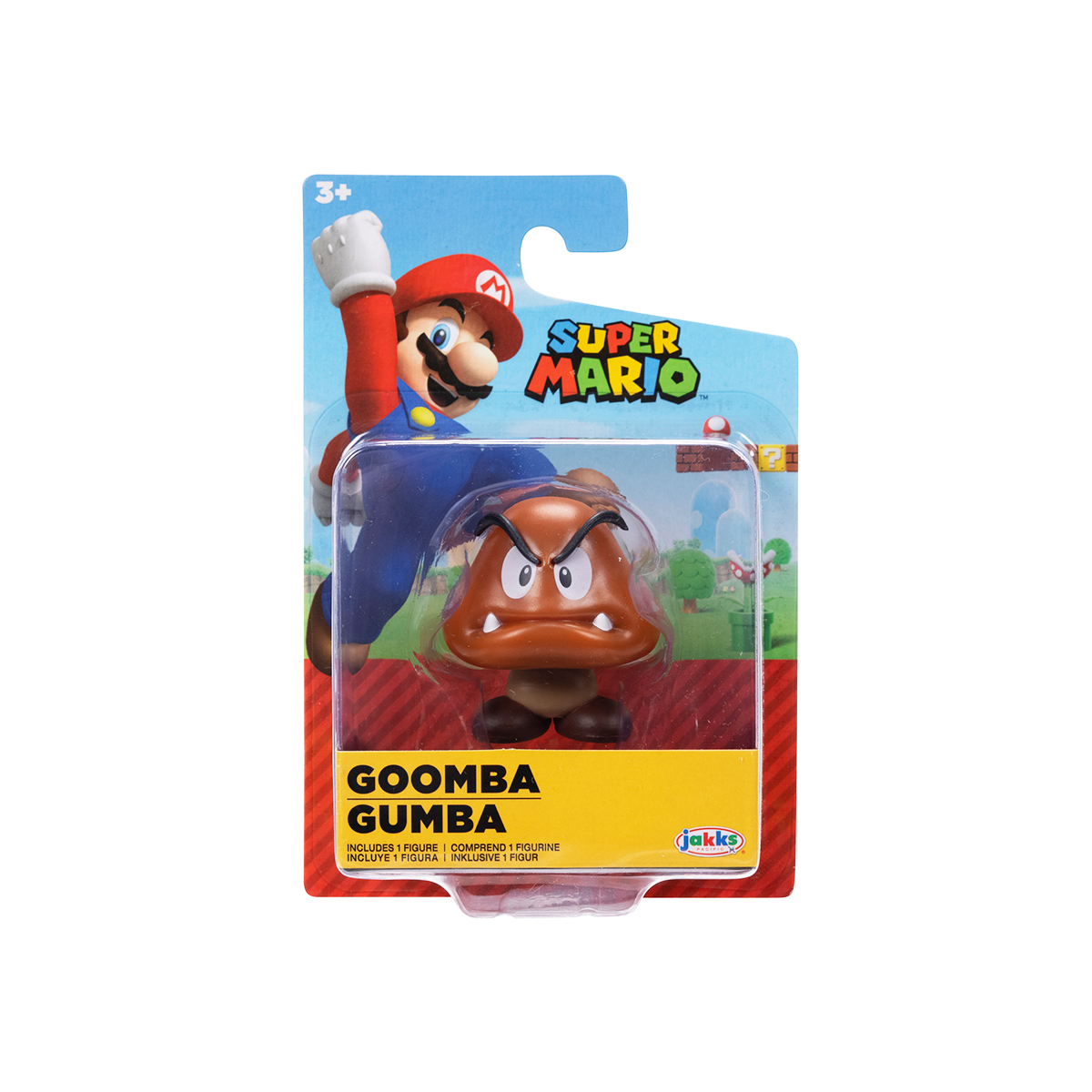 Ігрова фігурка JAKKS Pacific Super Mario Гумба 6 см з артикуляцією