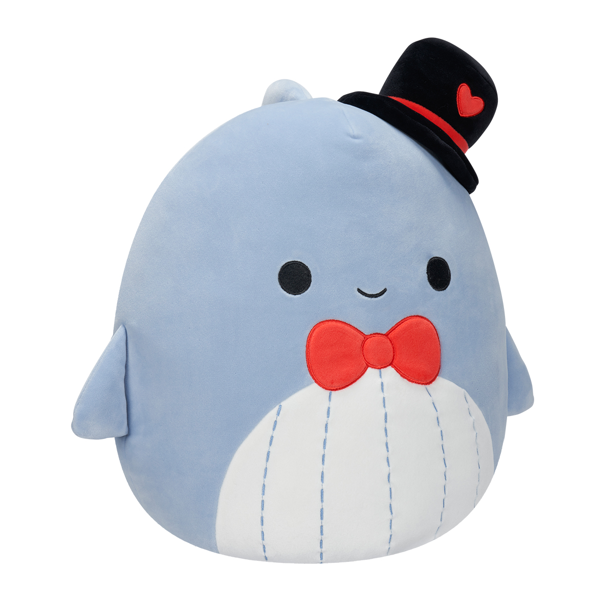М'яка іграшка Squishmallows – Синій кит Самір (Samir) – 30 cm — превʼю 3