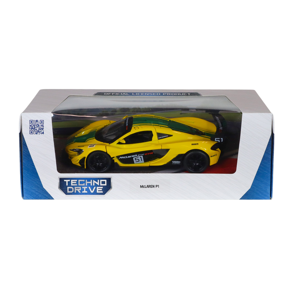 Автомодель McLaren P1 Techno Drive 1:24 Жовта — превʼю 5