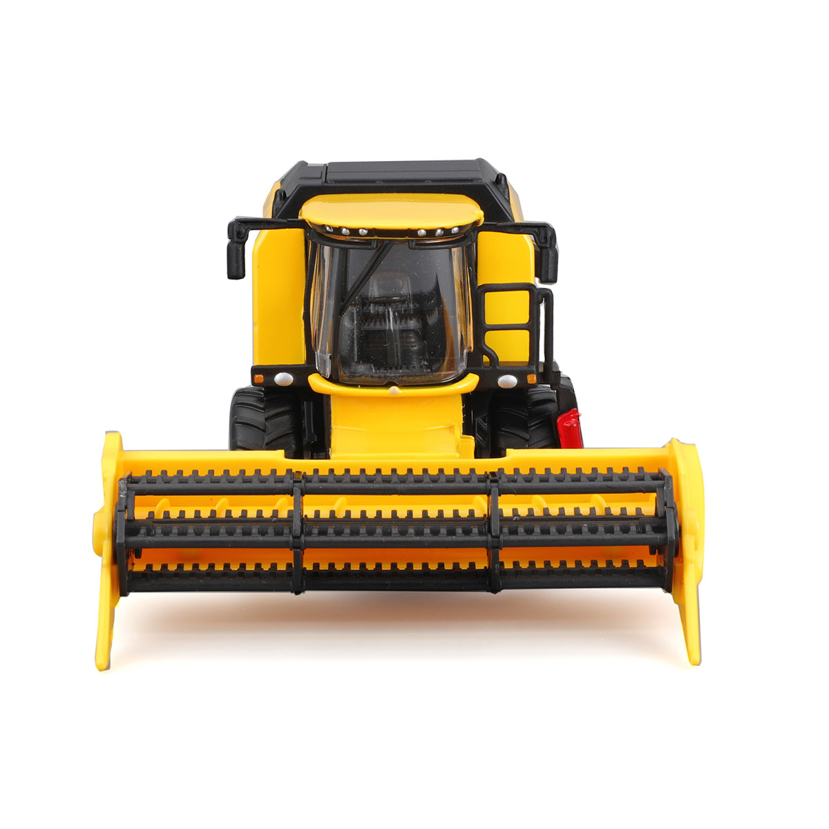 Зернозбиральний комбайн Bburago New Holland TC5.90 металевий 18 см Жовто-чорний — превʼю 5