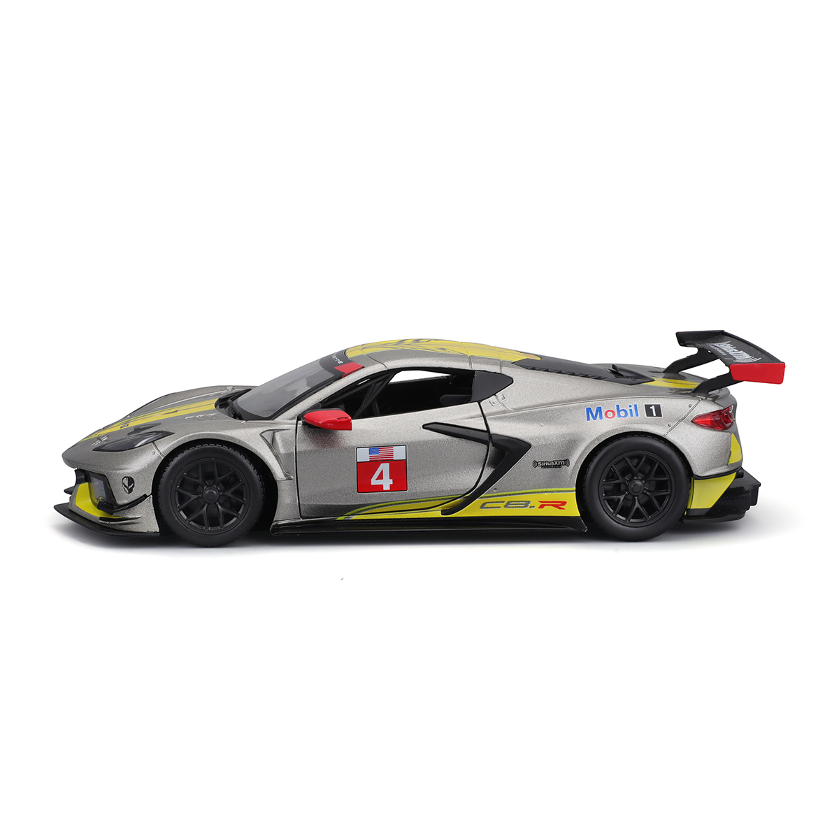 Автомодель Bburago Chevrolet Corvette C8.R 1:24 Сіра — превʼю 3