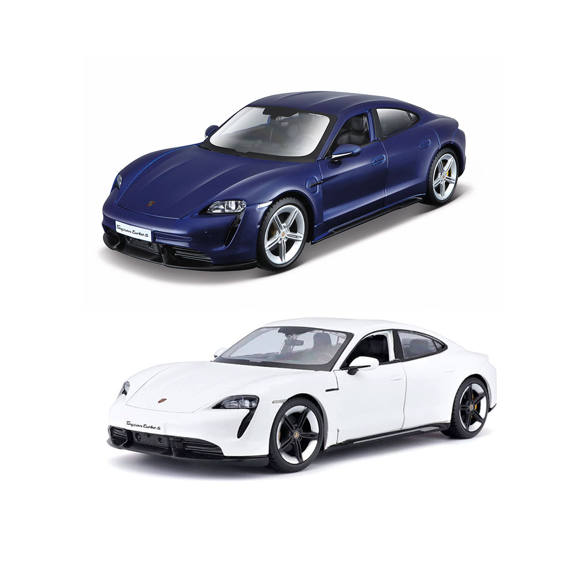Автомодель Porsche Taycan Turbo S Bburago 1:24 металева — превʼю 1