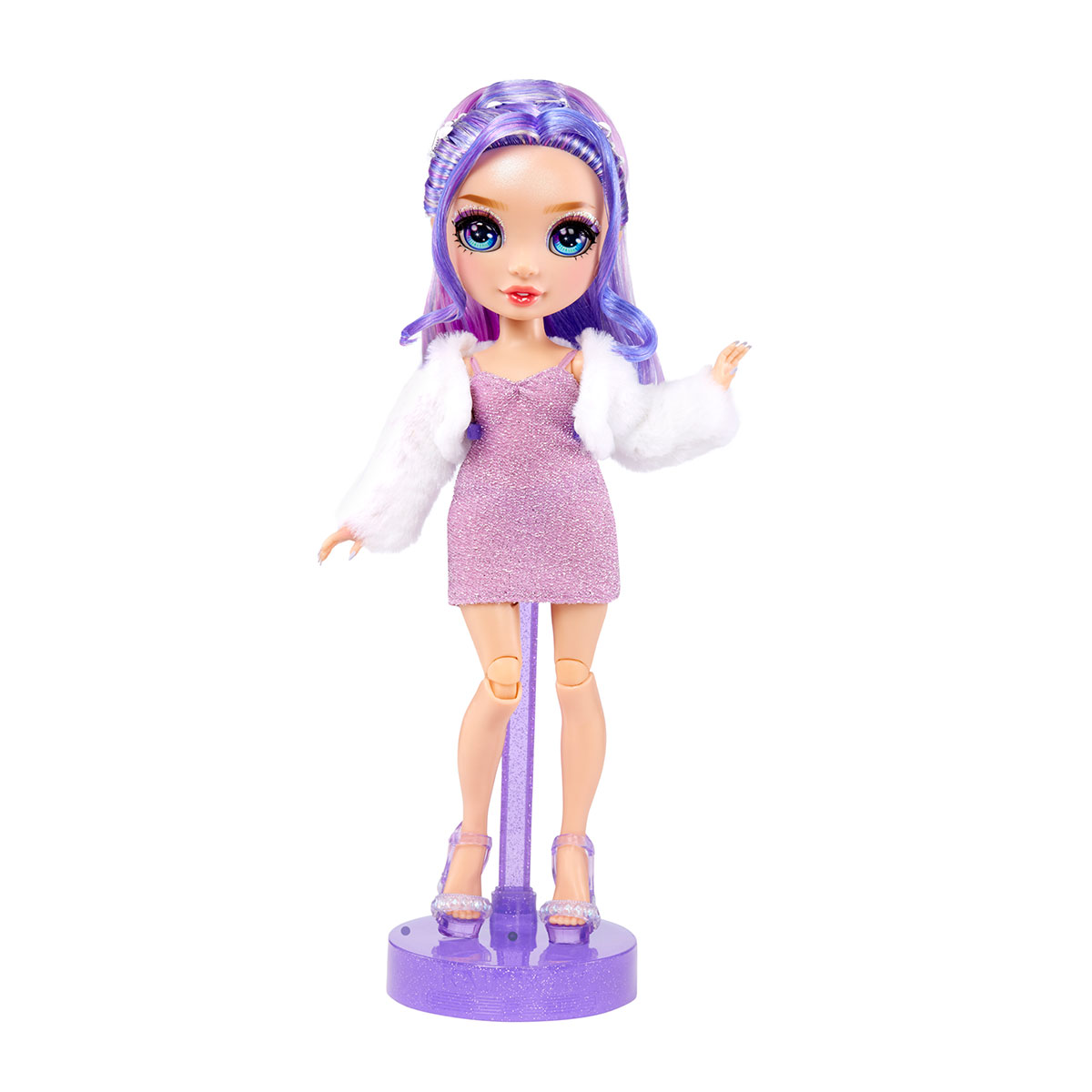 Лялька Rainbow High серії Fantastic Fashion – Віолетта (з акс.) — превʼю 3