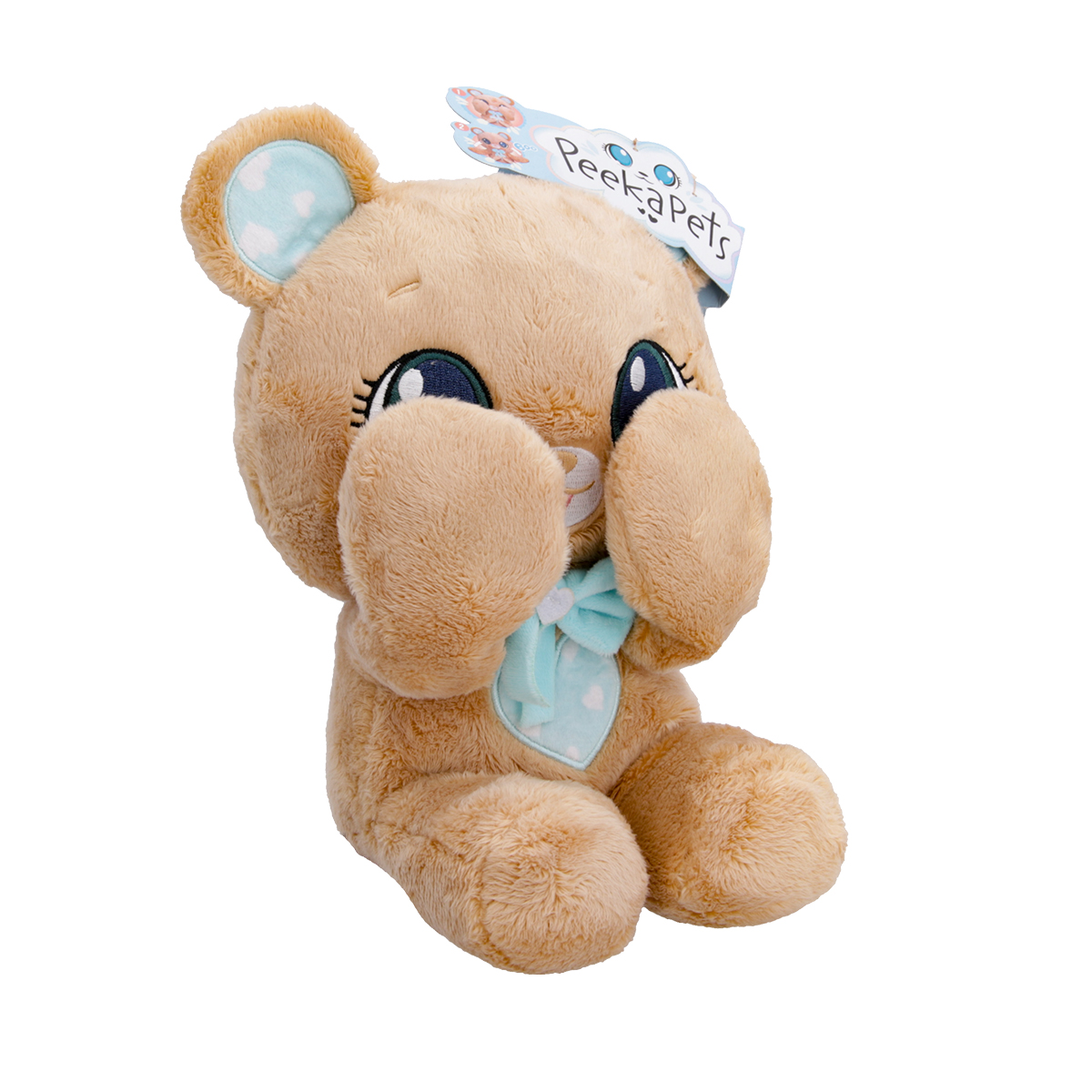 М'яка іграшка Peekapets — Ведмедик (Bear) — Коричневий — превʼю 8