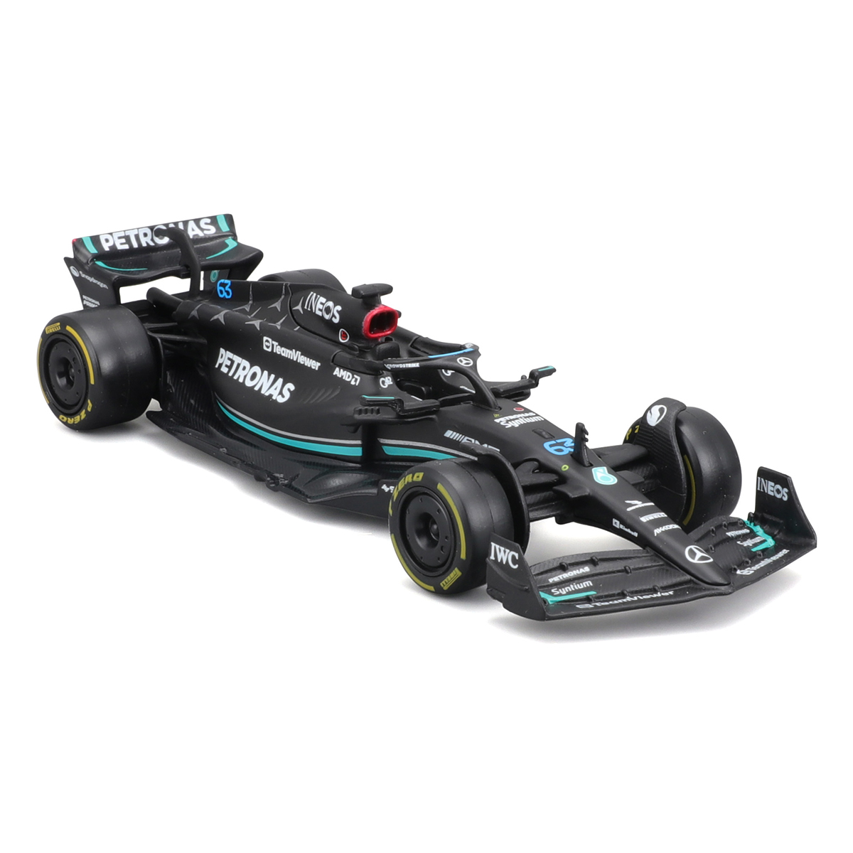 Автомодель Bburago Mercedes-AMG F1 W14 E Performance 2023 1:43 — превʼю 10